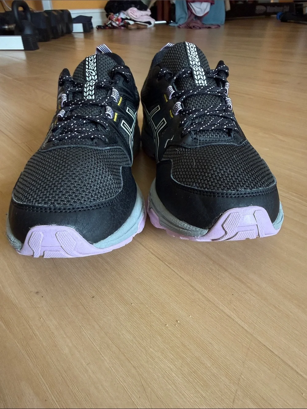 ASICS WOMENS GEL VENTURE 8 TRAIL WALKING RUNNING SHOE SNEAKER WATER RESIST SZ 10